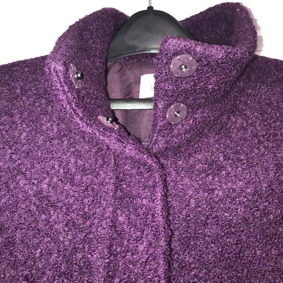Loft Boucle Funnel Neck Coat - Picture 2 of 5
